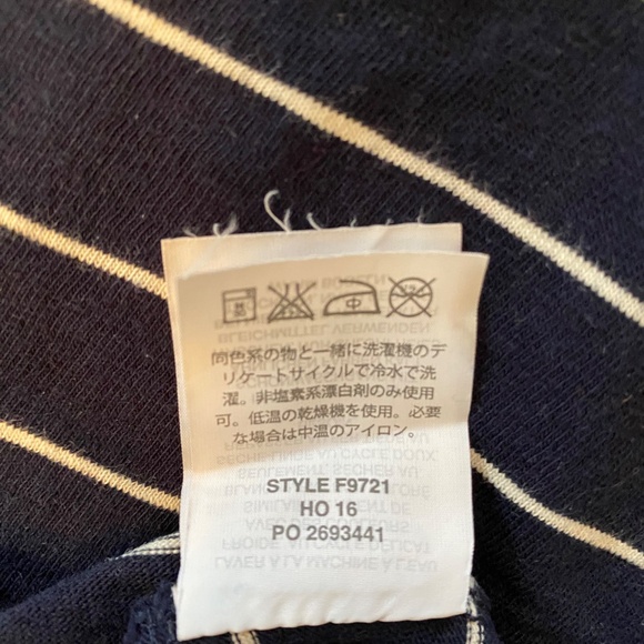 Mens J Crew 100% Cotton Striped, Long Sleeve T-shirt - Picture 5 of 11